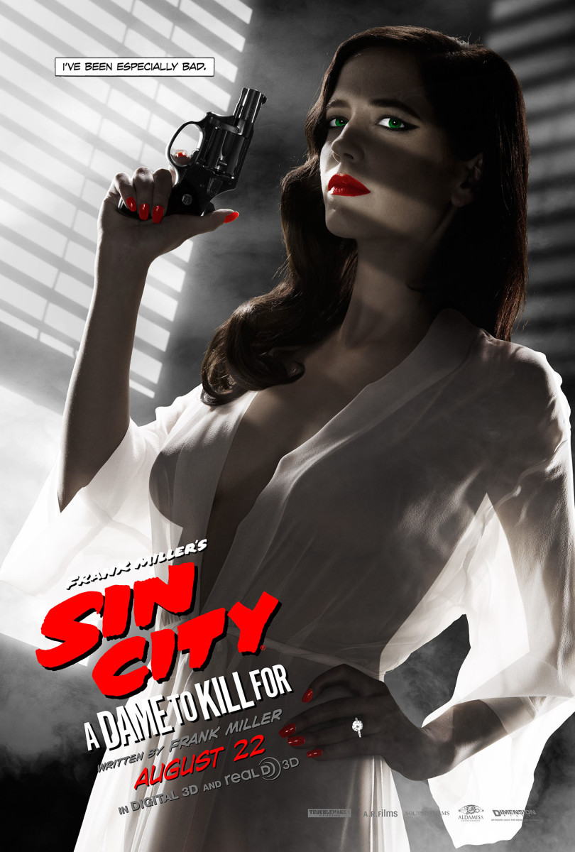 Eva Green Sin City: A Dame to Kill For banned poster artwork