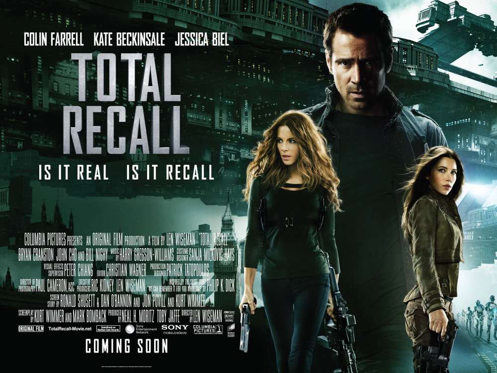 Total Recall Quad - Movie Posters