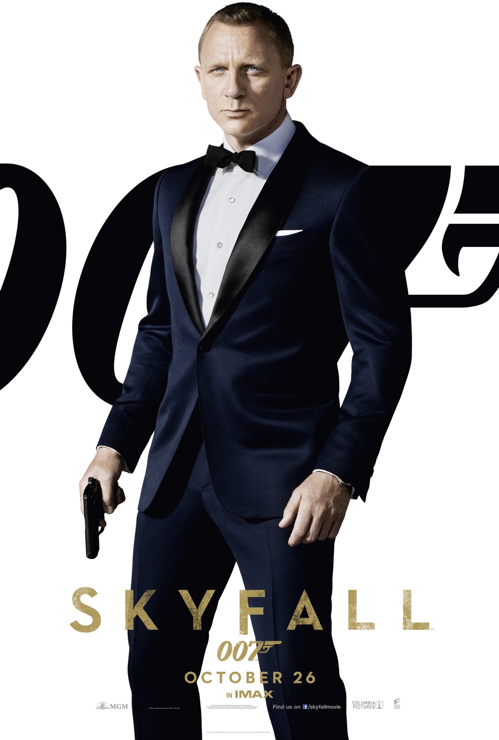 Daniel Craig Skyfall Poster 